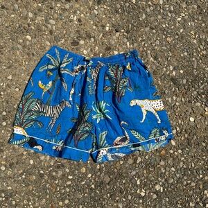 Jungle print 100% Indian cotton pj bottoms